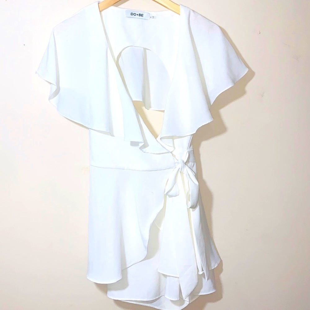 Do+Be Wrap Ruffle Romper - Picture 3 of 6